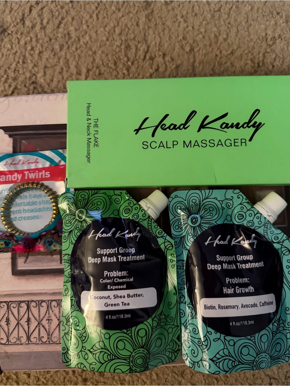 Head Kandy Scalp Massager & Deep Mask Treatments
